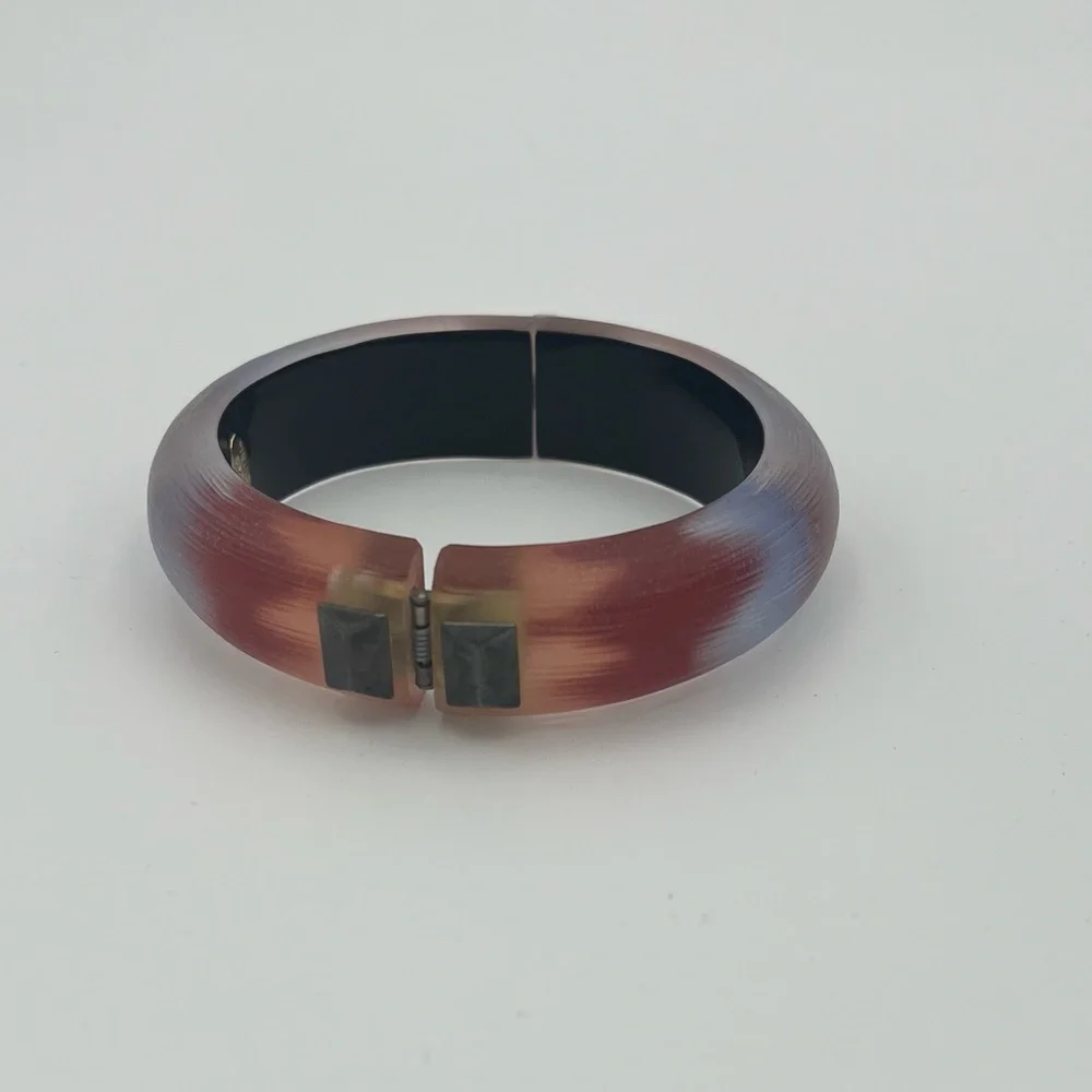 Luxury Alexis Bittar Lucite Bangle – Signed, Retired Collector Design
